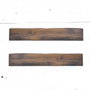 Hanah Home Raf273 Estantería de Pared de Madera Maciza (2 piezas)